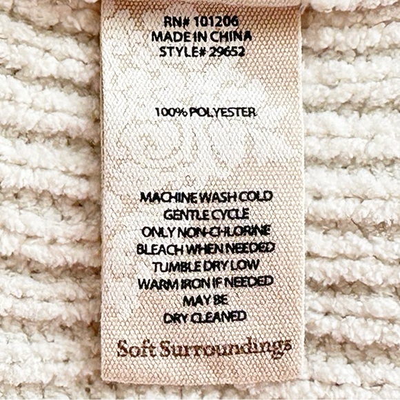 Soft Surroundings Cozy Chenille Tunic Sweater Large - Picture 6 of 6